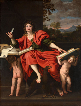 St. John the Evangelist by Zampieri (1621–1629).