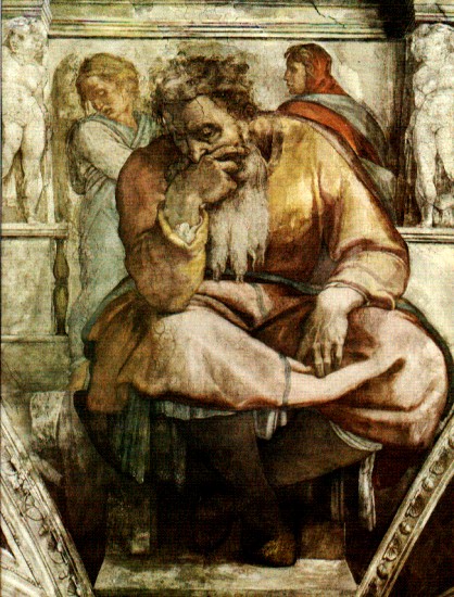 Jeremiah from Michelangelo's Sistine Chapel 