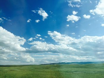 Big sky in Colorado.  Image by Debie Thomas.