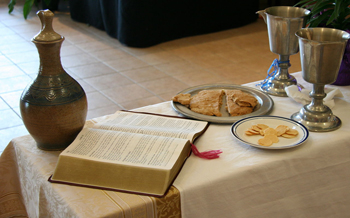 Communion table.