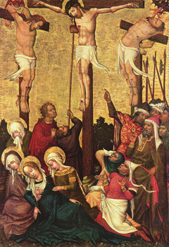 Crucifixion painting by Hans von Tubingen.
