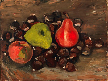 Van Gogh, "Still Life With Fruit and Chestnuts".