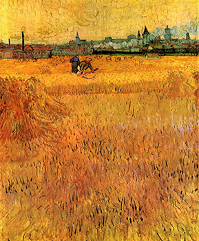 Vincent Van Gogh, Arles View From the Wheatfields (1888).