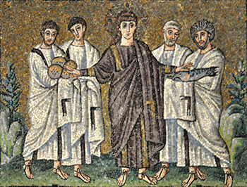 Church of Sant’Apollinare Nuovo, The Miracle of the Loaves and the Fishes (6th c.).