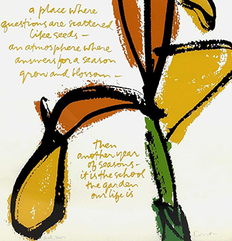 Corita Kent, Seeds (1981-1986).