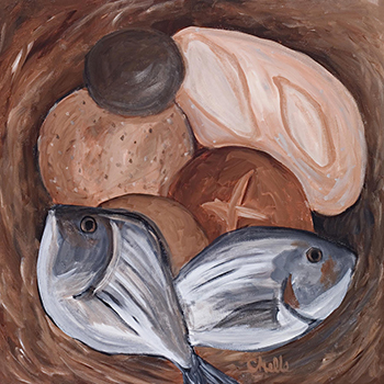 Chelle Fazal, Loaves and Fishes (2010).