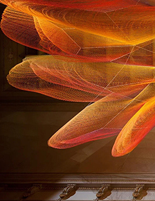 Janet Echelman, 1.8 (2015). Photograph by Ron Blunt/ Renwick Gallery/ SAAM.